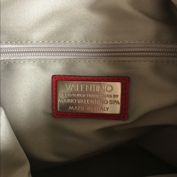 Valentino Red Leather Studded Backpack main image 8